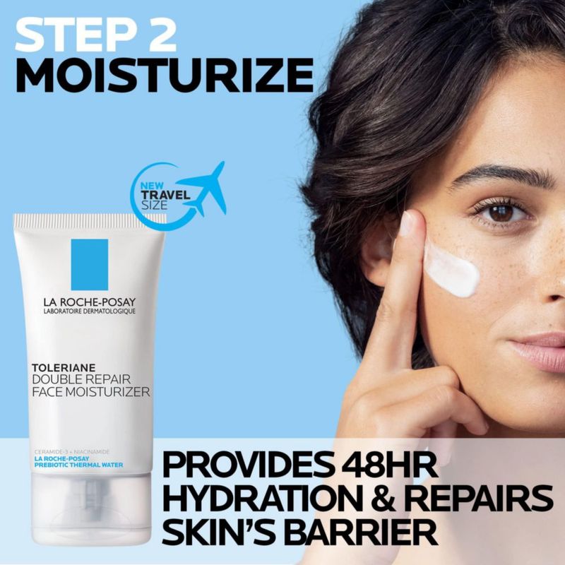 Set de cuidado de la piel La Roche-Posay Toleraine Double Repair 40 ml/400 ml