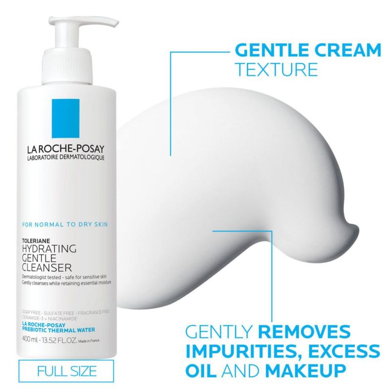 Set de cuidado de la piel La Roche-Posay Toleraine Double Repair 40 ml/400 ml
