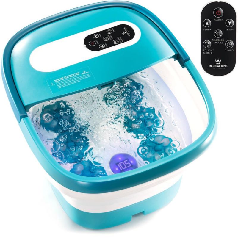 Masajeador de baño Foot Spa con calor burbujas y masaje