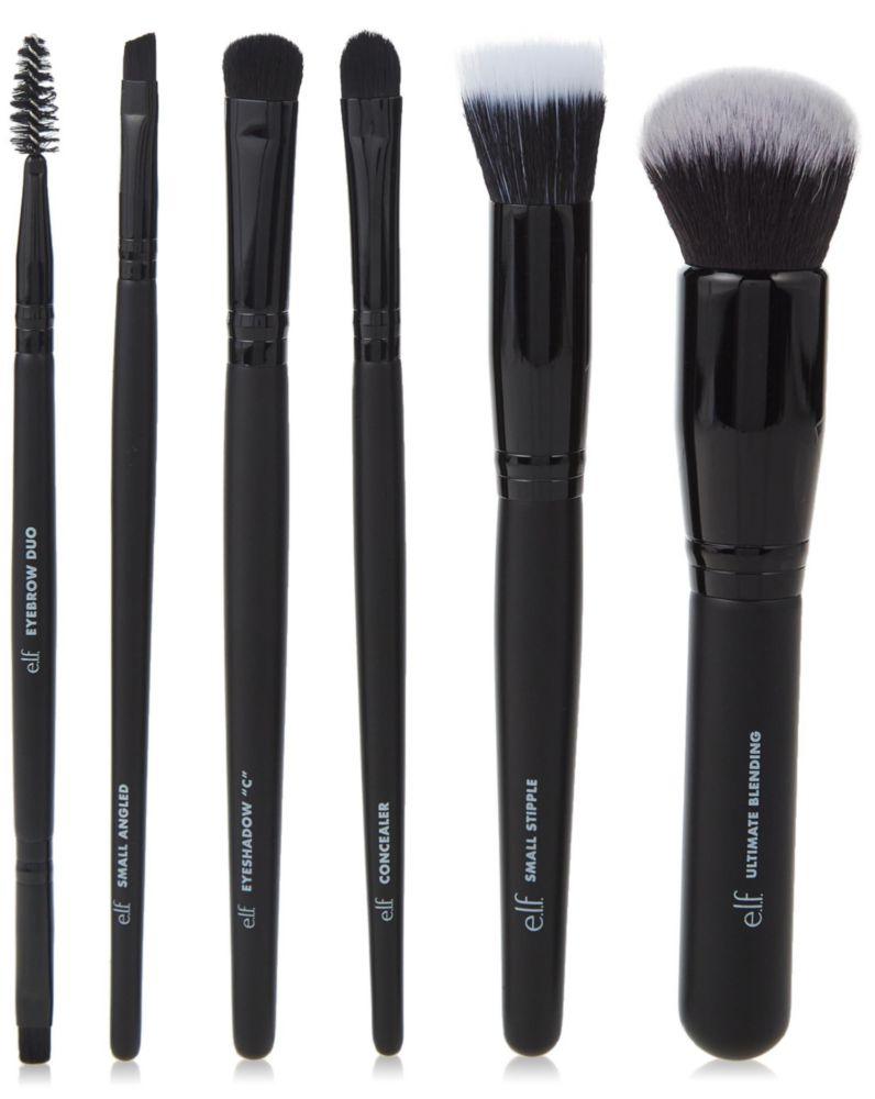 Kit facial impecable de Brush Collection e.l.f. 6 piezas