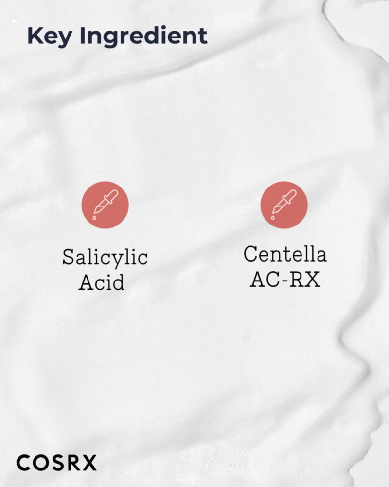 Limpiador en espuma COSRX AC Collection Calmante con ácido salicílico
