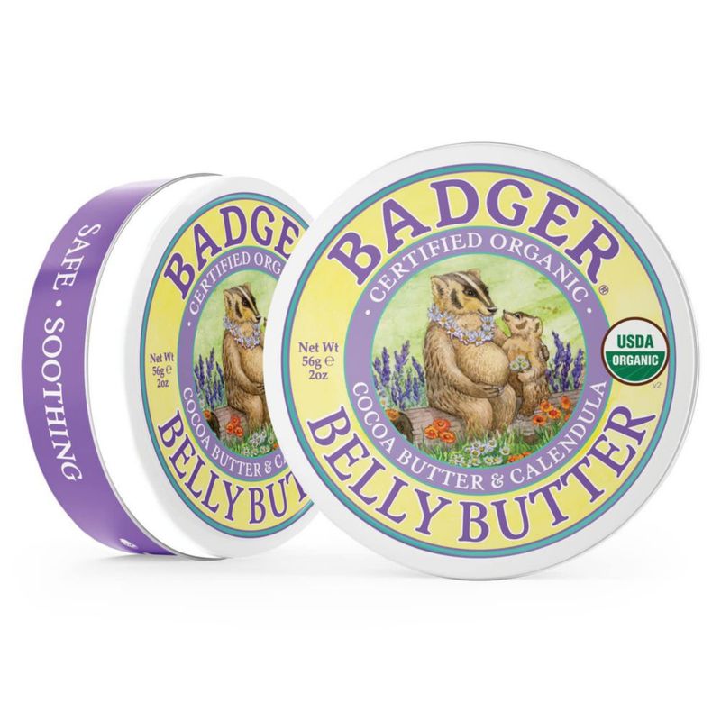 Manteca de cacao y caléndula Belly Butter Badger 60 ml orgánica