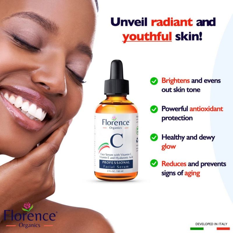 Serum Florence Big eliminador de manchas oscuras antienvejecimiento con vitamina C 60 ml