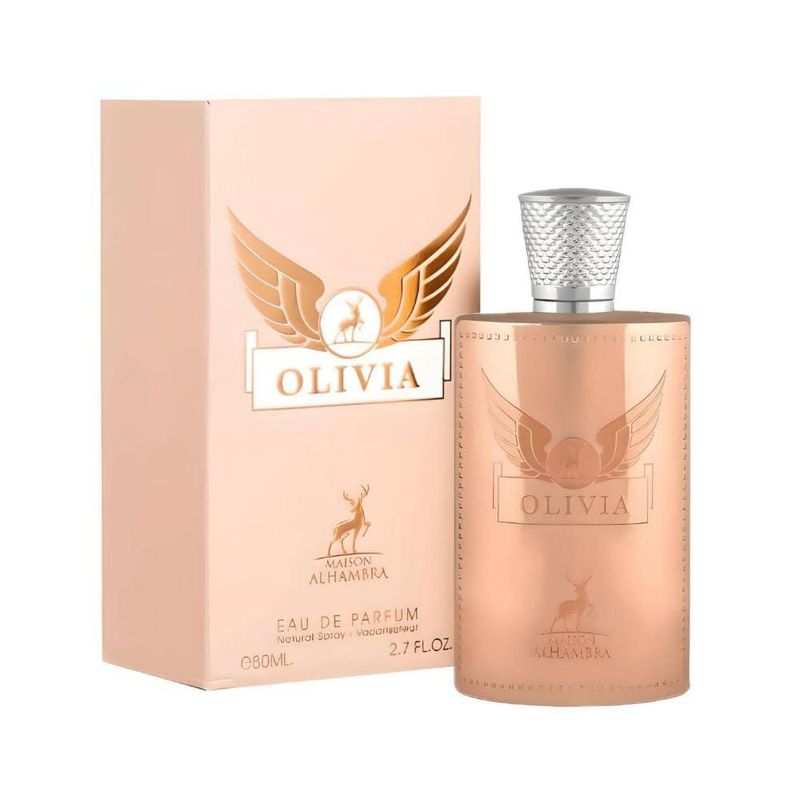 Perfume Arabe Maison Alhambra Olivia Eau De Parfum 80 ml para hombre y mujer