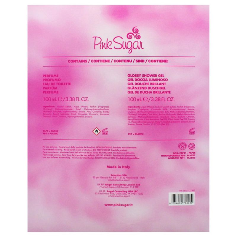 Set de regalo Perfume Aquolina Pink Sugar para mujer 100 ml EDT