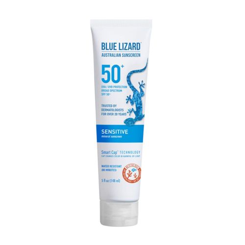 Protector solar Blue Lizard Sensitive Mineral SPF 50+ 150 ml
