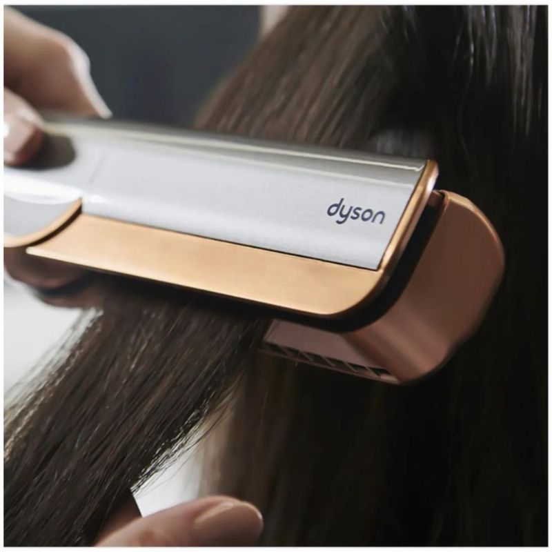 Dyson Airstrait HT01 Alisadora de Cabello Húmedo a Seco con Aire - Plancha de Cabello Sin Placas Calientes Con Tecnología de Flujo de Aire – Plata