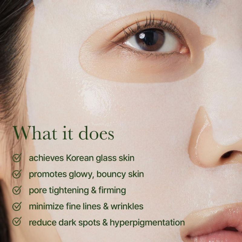Mascarilla ARENCIA Hyssop Glow con vitamina A C y E paquete de 5