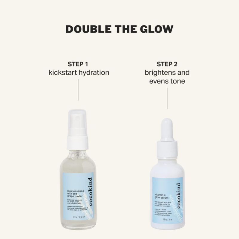 Sérum Cocokind Vitamin C Glow con ácido azelaico y uva marina 30 ml