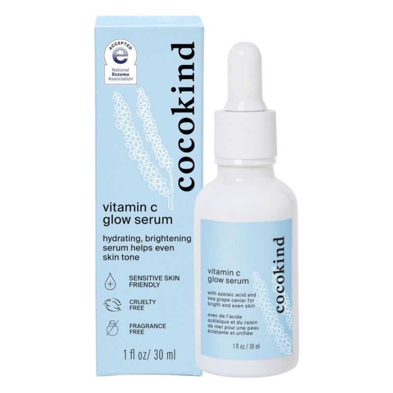Sérum Cocokind Vitamin C Glow con ácido azelaico y uva marina 30 ml