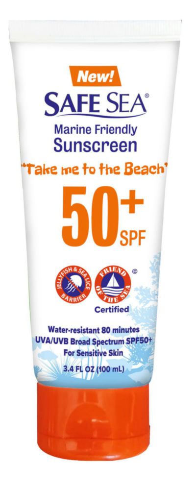 Protector solar SAFE SEA bloqueador de picaduras de medusas SPF 50+ 100 ml