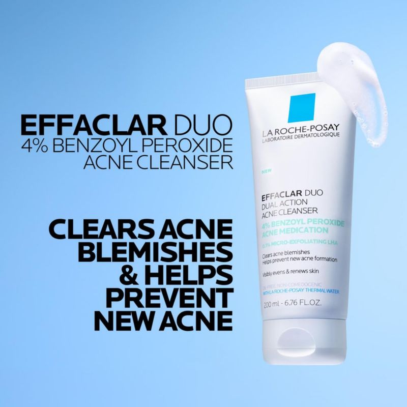 Jabón facial La Roche-Posay Effaclar Duo con peróxido de benzoilo al 4%