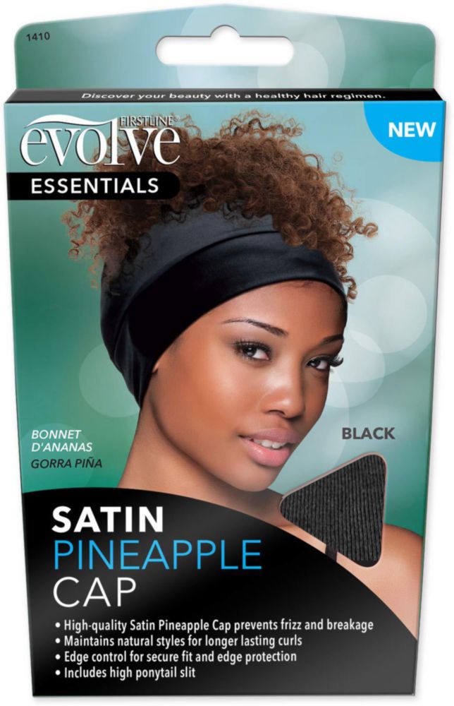 Gorra de dormir Evolve Pineapple satinada