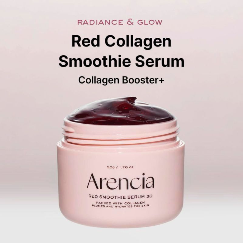 Mascarilla facial Serum Arencia Overnight Red Smoothie 30 ml