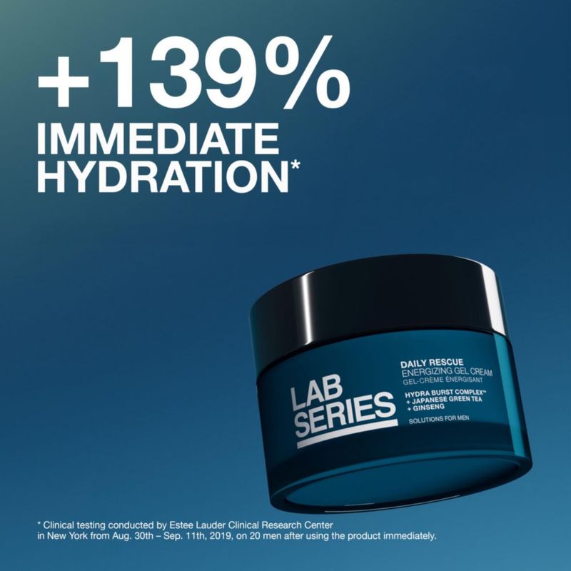 Gel energizante hidratante Lab Series Daily Rescue de 50 ml para hombres