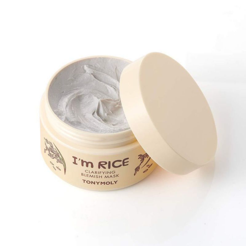 Mascarilla de arcilla TONYMOLY I'm Rice aclaradora de imperfecciones 100 ml