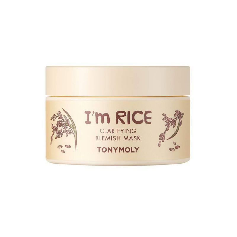 Mascarilla de arcilla TONYMOLY I'm Rice aclaradora de imperfecciones 100 ml