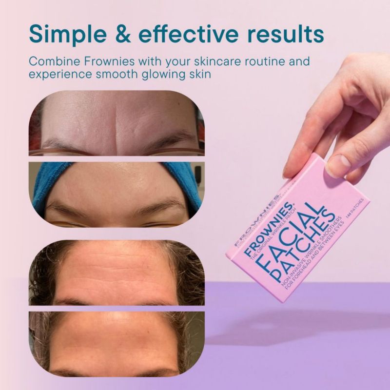 Parches faciales FROWNIES para arrugas en la frente y entre los ojos