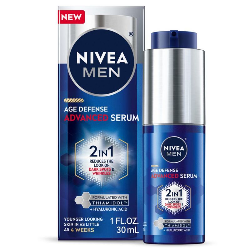 Sérum facial NIVEA MEN Age Defense para manchas oscuras botella de 30 ml