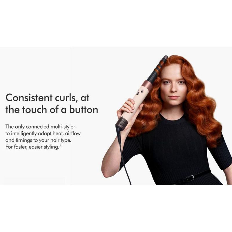 Dyson Airwrap i.d. Multiestilizador | Especificaciones de seda ámbar. Ed. | Conectividad Bluetooth | Para Cabello Liso y Ondulado