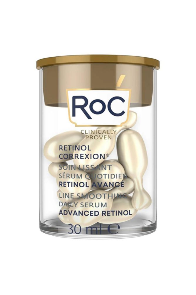 Cápsulas de sérum nocturno RoC Retinol Correxion Line Suavizan