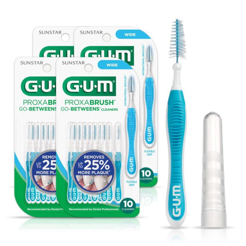 Cepillos interdentales GUM Proxabrush Go-Betweens de ancho 10 unidades