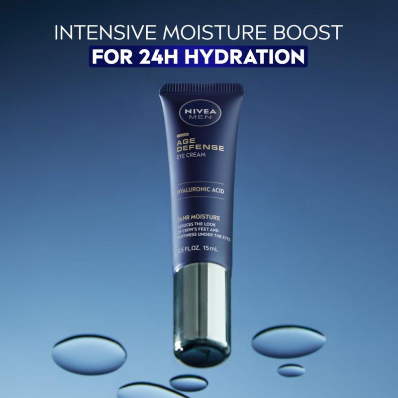 Crema de ojos Nivea Men Age Defense con ácido hialurónico 15 ml
