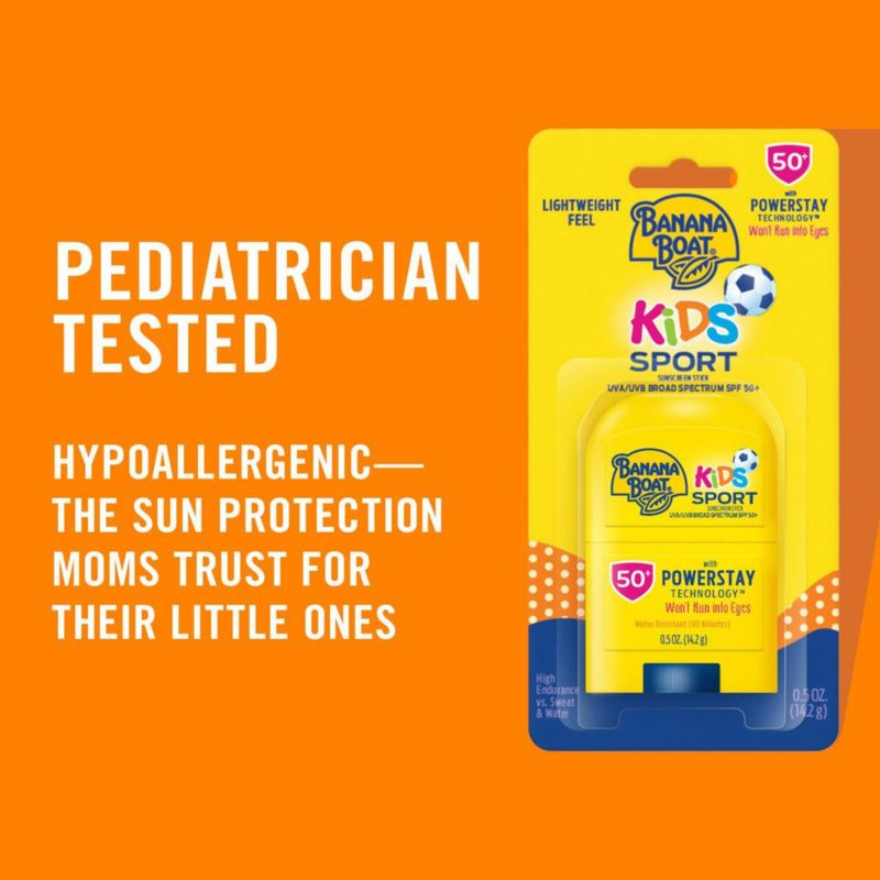 Protector solar en barra Banana Boat Kids Sport SPF 50 15 ml
