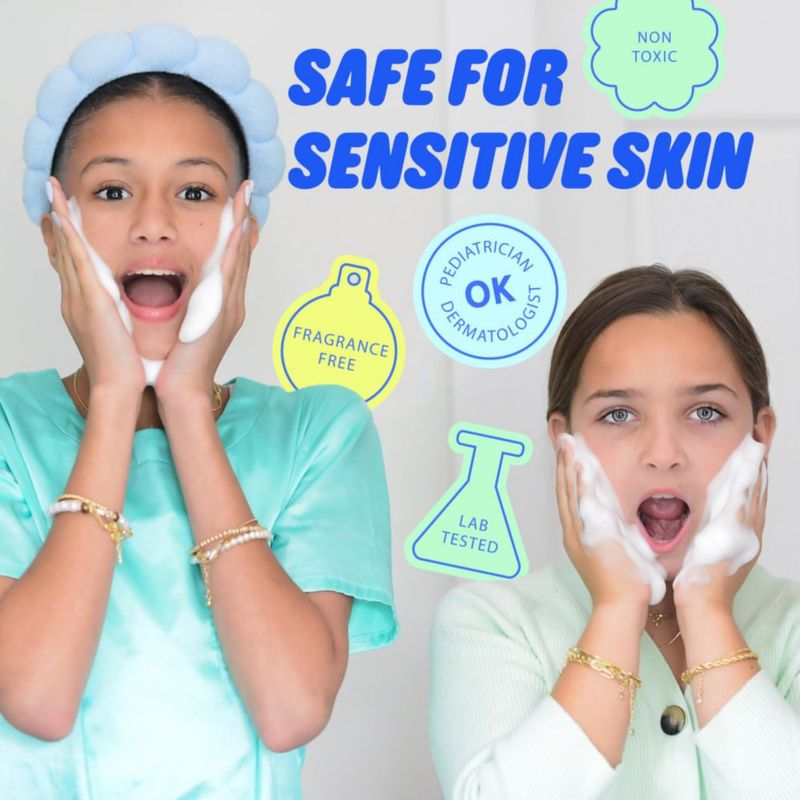 Limpiador espumoso Pipa Skincare Squeaky Clean 100 ml para niños de 8 a 13 años