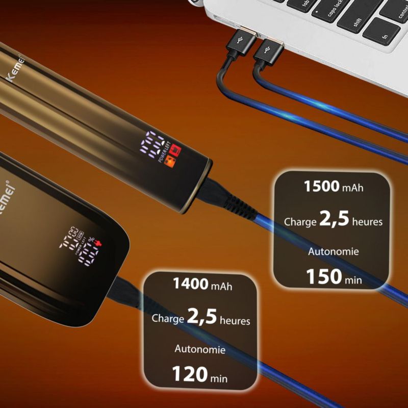 Afeitadora eléctrica Razor KEMEI Bald Head Shaver para hombre