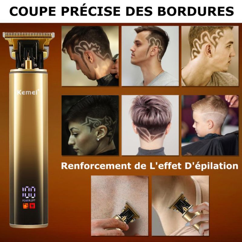 Afeitadora eléctrica Razor KEMEI Bald Head Shaver para hombre