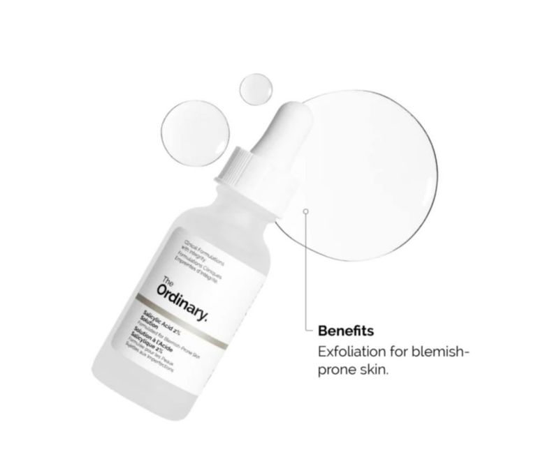 Solución exfoliante para imperfecciones THE ORDINARY (ácido salicílico 2% 30 ml)