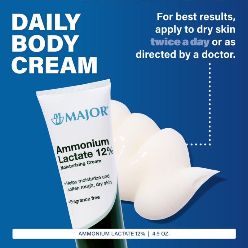 Crema hidratante con lactato de amonio mayor 12% 140 ml (paquete de 2)
