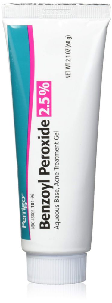 Gel para tratamiento del acné Perrigo peróxido de benzoilo al 25% tubo de 60 g
