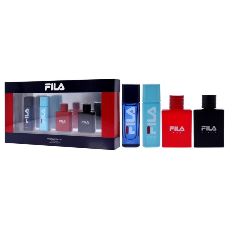 Set de perfume Fila Variety para hombre 4 unidades miniregalo 7 ml EDT Spray