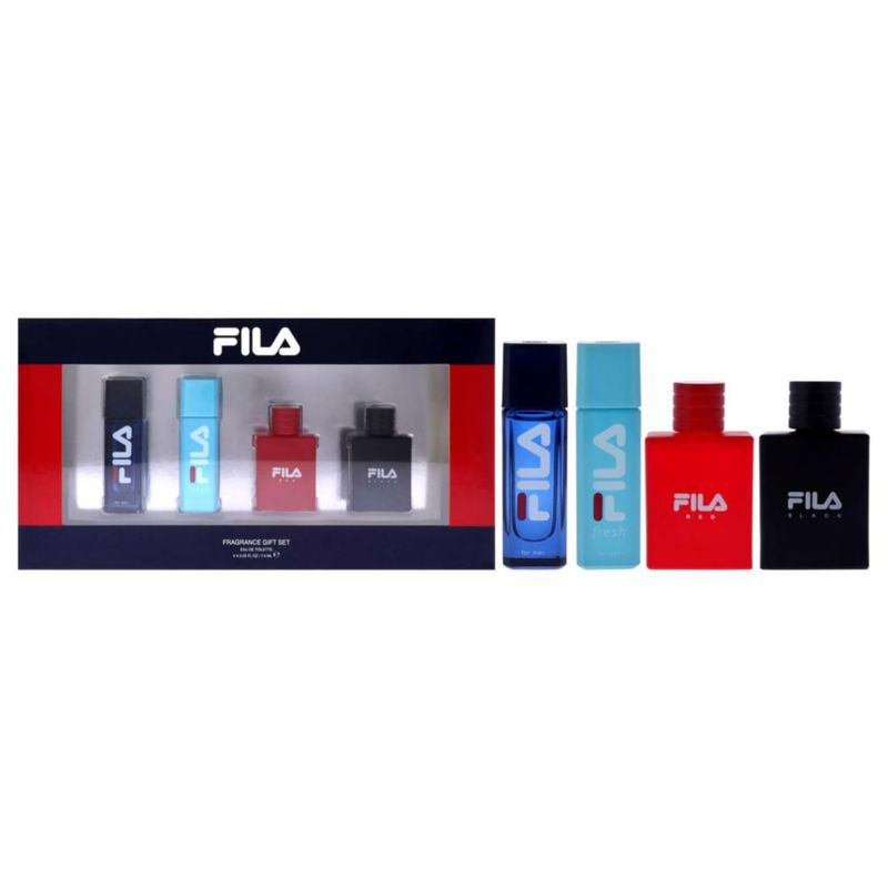 Set de perfume Fila Variety para hombre 4 unidades miniregalo 7 ml EDT Spray