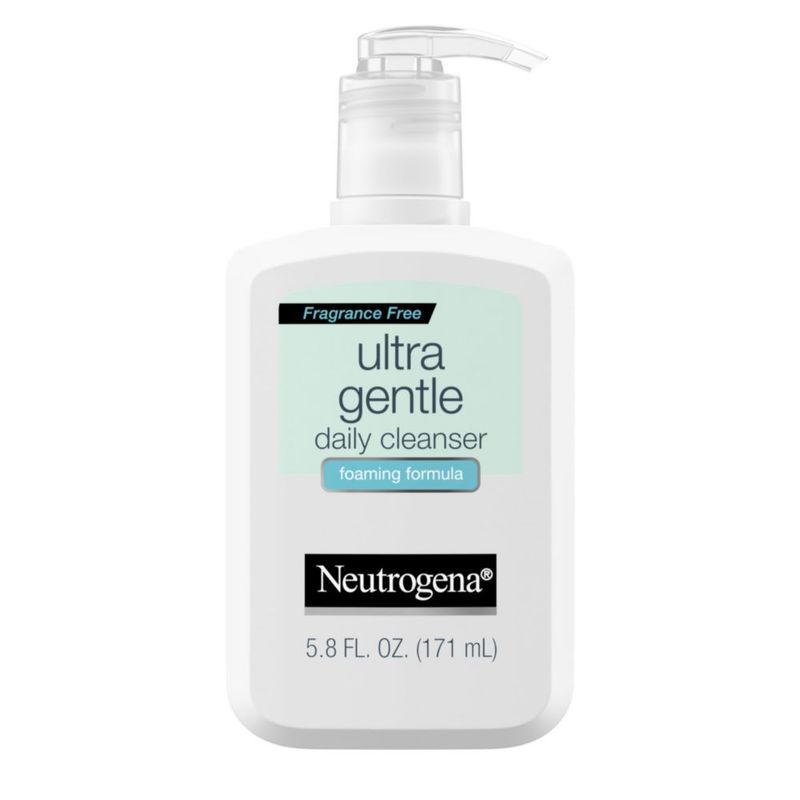 Limpiador Neutrogena Ultra Suave espumoso 170 ml para piel sensible