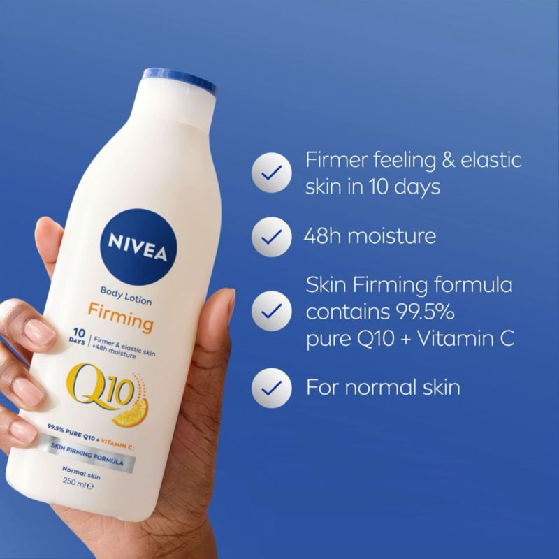 Loción corporal Nivea Q10 Energy Plus Reafirmante 250 ml