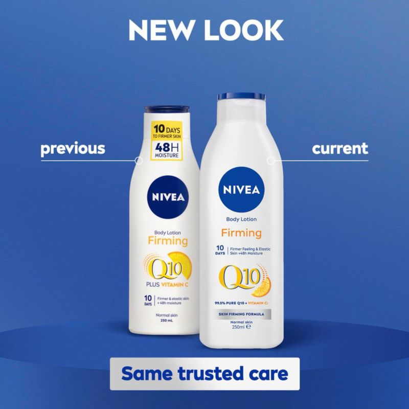 Loción corporal Nivea Q10 Energy Plus Reafirmante 250 ml