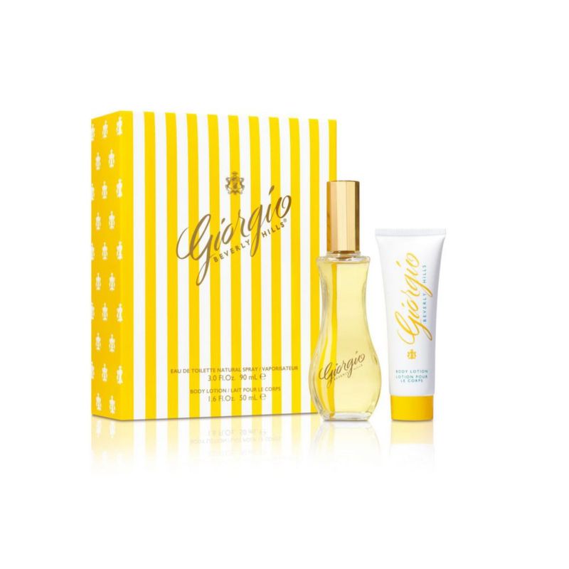Set de perfume Giorgio Beverly Beverly Giorgio 3.0 EDT + Loción corporal de 50 ml para mujer