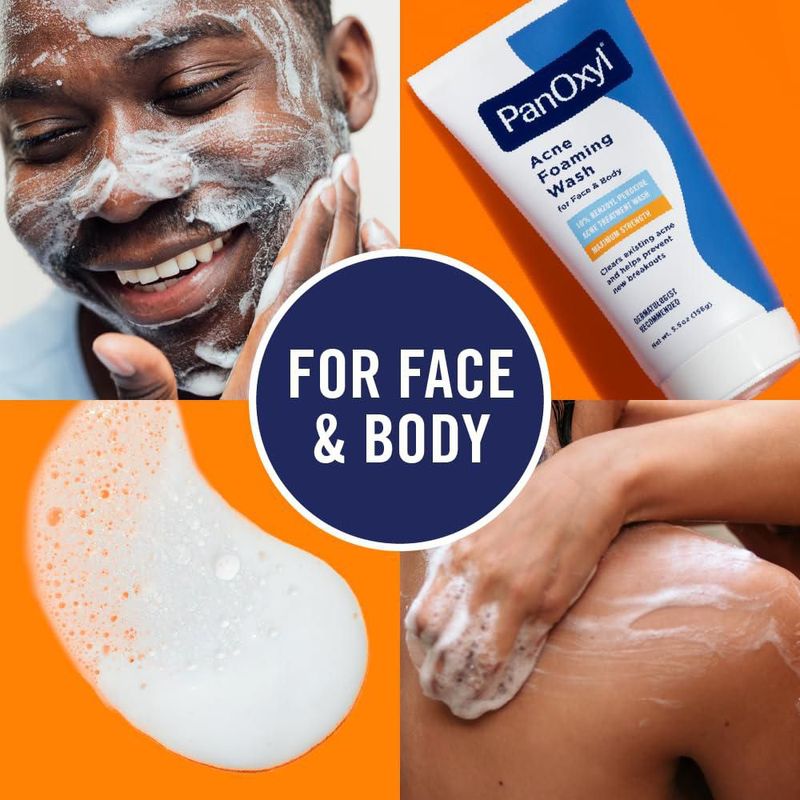 Limpiador facial PanOxyl Acne Foaming con peróxido de benzoilo 10% 90 ml