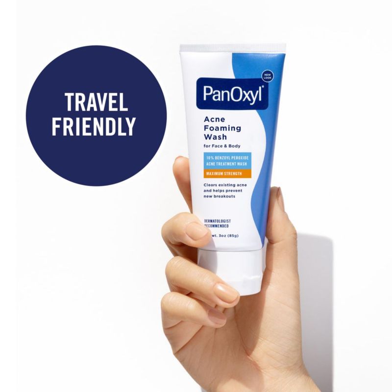 Limpiador facial PanOxyl Acne Foaming con peróxido de benzoilo 10% 90 ml
