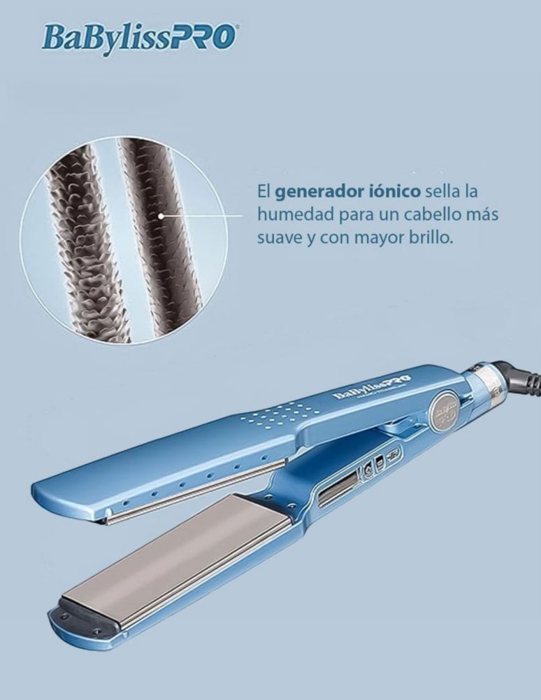 Plancha Para Cabello BaBylissPRO Nano Titanium
