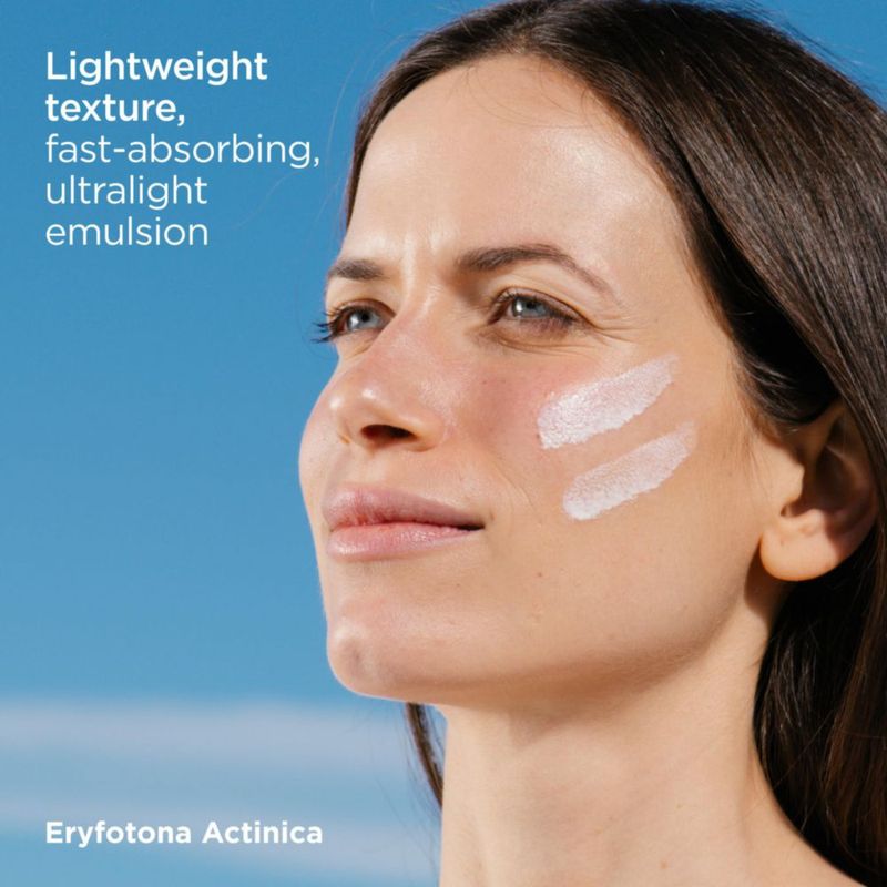 Protector solar ISDIN Eryfotona Actinica SPF 50+ 50 ml tamaño de viaje