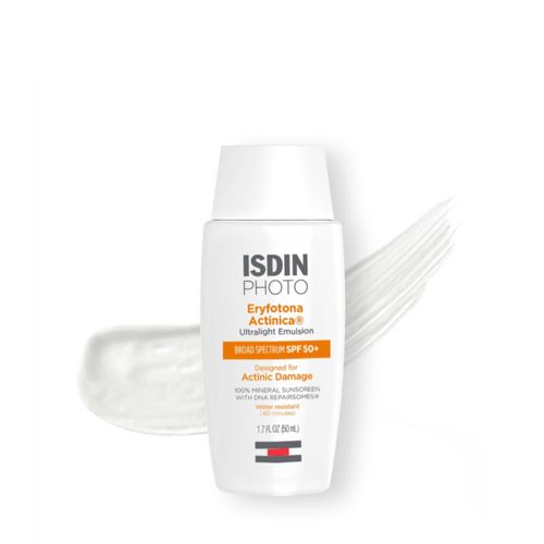 Protector solar ISDIN Eryfotona Actinica SPF 50+ 50 ml tamaño de viaje