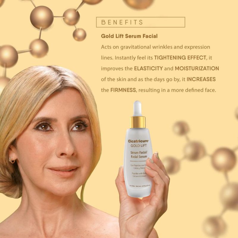 Sérum facial Cicatricure Gold Lift 26 ml antienvejecimiento