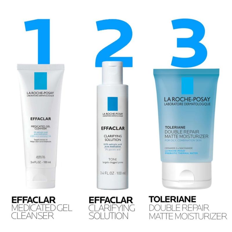 Kit de tratamiento para el acné La Roche-Posay Effaclar Daily 2 Month