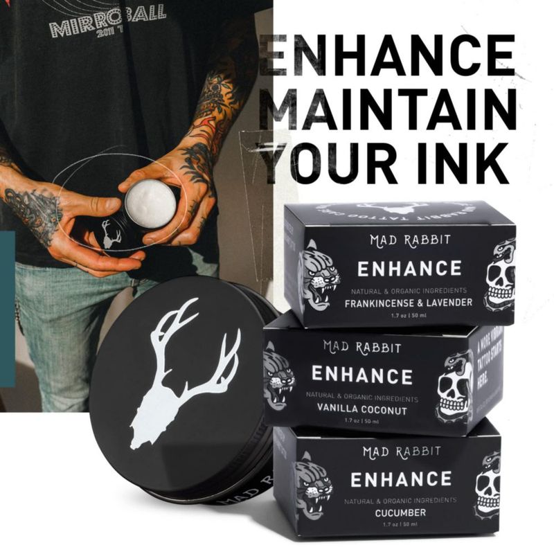 Bálsamo para tatuajes y crema de cuidado posterior Mad Rabbit Color Enhance