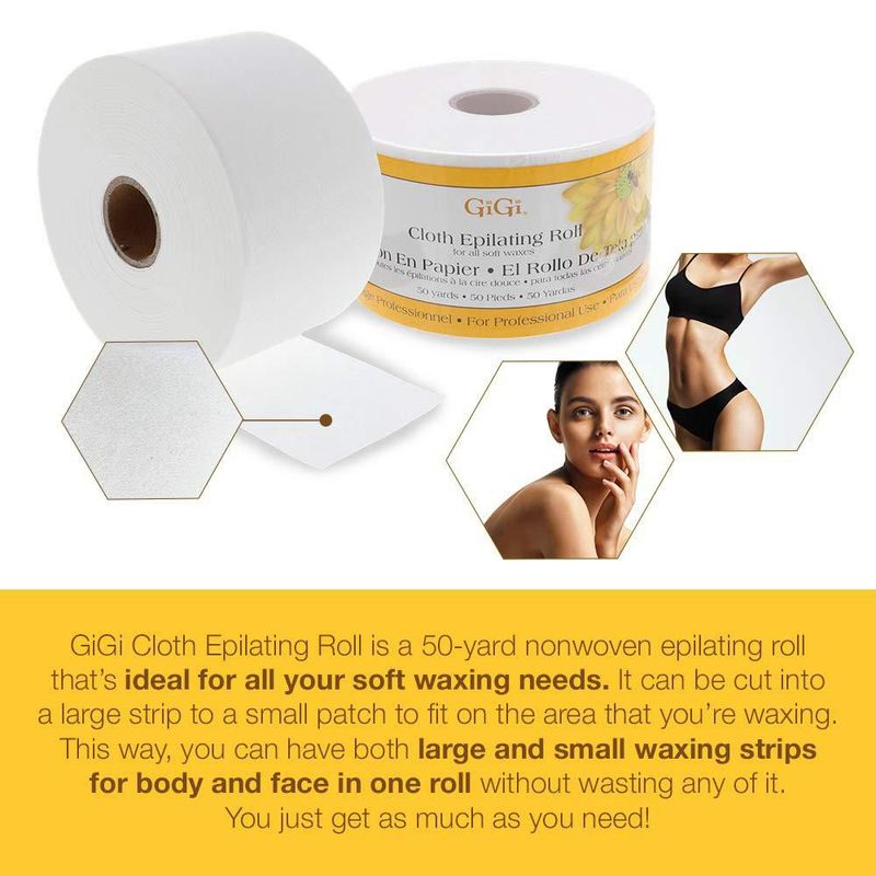 Rollo depilador de tela para depilación con cera GiGi Non Woven 50 m