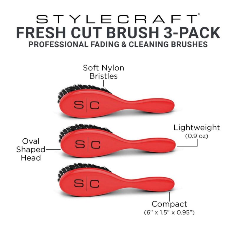 Set de cepillos de peluquería StyleCraft The Fresh Cut Professional